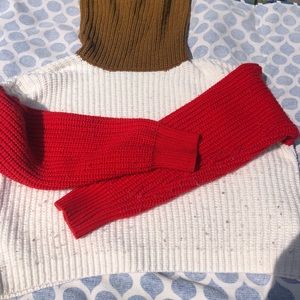 color block sweater